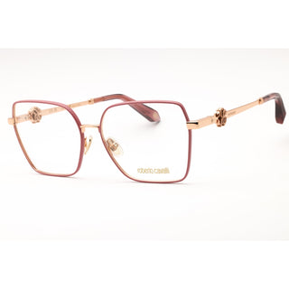 Roberto Cavalli VRC029 Eyeglasses Copper Gold/Pink/Clear demo lens