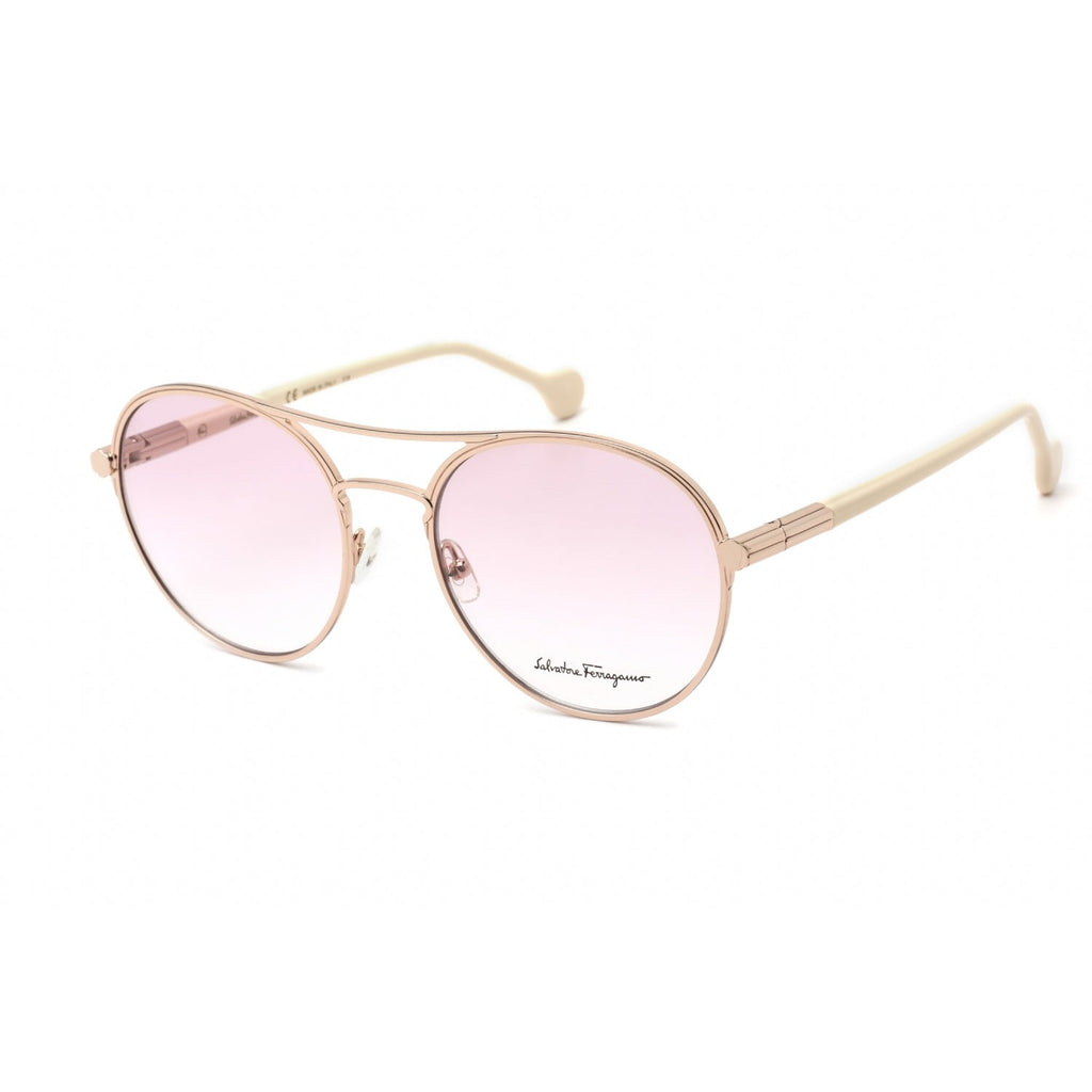 Salvatore Ferragamo SF2174 Eyeglasses ROSE GOLD/IVORY/blush gradient ...