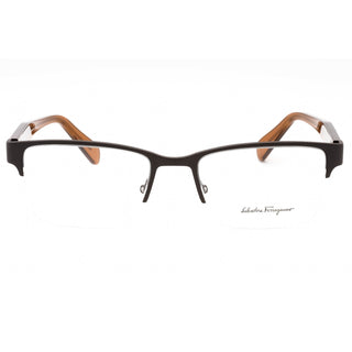 Salvatore Ferragamo SF2222 Eyeglasses MATTE BROWN/clear demo lens