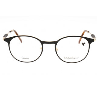 Salvatore Ferragamo SF2567 Eyeglasses GOLD/BLACK/clear demo lens