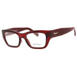 Salvatore Ferragamo SF2922 Eyeglasses TRASPARENT RED/Clear demo lens
