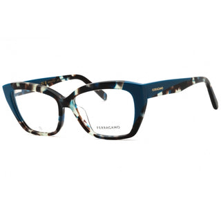 Salvatore Ferragamo SF2938N Eyeglasses BLUE TORTOISE/DEEP TURQUOISE