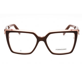 Salvatore Ferragamo SF2950N Eyeglasses BROWN/NUDE/Clear demo lens