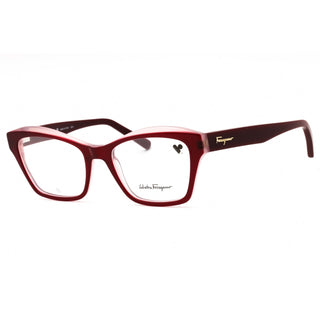 Salvatore Ferragamo SF2951 Eyeglasses BURGUNDY/ROSE/Clear demo lens