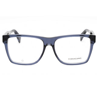 Salvatore Ferragamo SF2953N Eyeglasses CRYSTAL NAVY/Clear demo lens