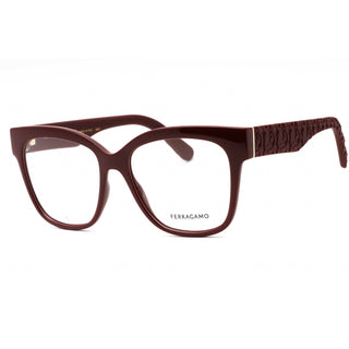 Salvatore Ferragamo SF2956EN Eyeglasses BURGUNDY/Clear demo lens