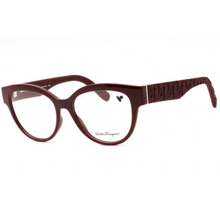 Salvatore Ferragamo SF2957E Eyeglasses BURGUNDY/Clear demo lens