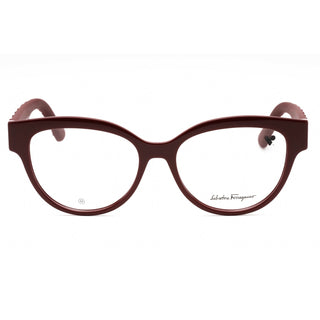 Salvatore Ferragamo SF2957E Eyeglasses BURGUNDY/Clear demo lens