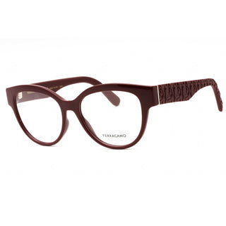 Salvatore Ferragamo SF2957EN Eyeglasses BURGUNDY/Clear demo lens