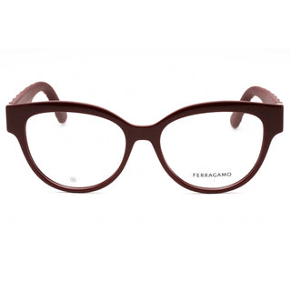 Salvatore Ferragamo SF2957EN Eyeglasses BURGUNDY/Clear demo lens