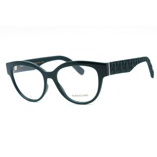 Salvatore Ferragamo SF2957EN Eyeglasses PETROL/Clear demo lens