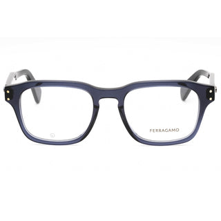 Salvatore Ferragamo SF2958 Eyeglasses CRYSTAL NAVY/Clear demo lens