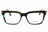 315 - STRIPED GREEN/clear demo lens