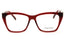 616 - TRANSPARENT RED/clear demo lens