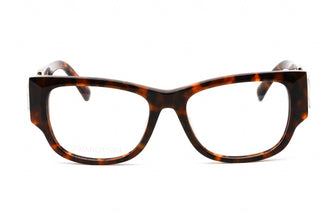 Swarovski SK5473 Eyeglasses Dark Havana / Clear Lens