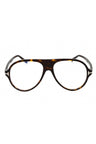 052 - dark havana/Clear/Blue-light block lens