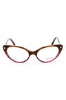 050 - Brown / Violet / Clear demo lens