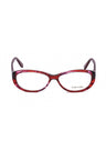 068 - Transparent Stripped Red / clear demo lens