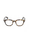 055 - Shiny Vintage Havana / clear/blue-light block lens