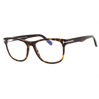 Tom Ford FT5662-B Eyeglasses Dark Havana /Clear Blue-Light Block
