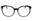 001 - shiny black/clear/blue-light block lens