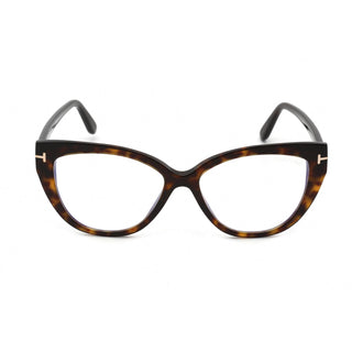 Tom Ford FT5673-B Eyeglasses Dark Havana / Blue-Light Block