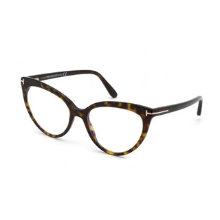Tom Ford FT5674-B Eyeglasses Dark Havana / Clear Lens