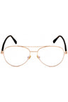 028 - Shiny Rose Gold / Clear Lens
