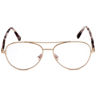 Tom Ford FT5684-B Eyeglasses Shiny Rose Gold/Smoke / Clear Lens