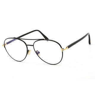 Tom Ford FT5684-B Eyeglasses shiny black/Clear/Blue-light block lens