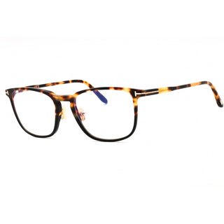 Tom Ford FT5699-B Eyeglasses Havana/other'/Clear/Blue-light block lens