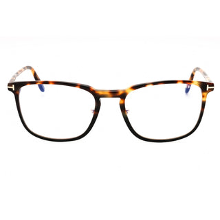 Tom Ford FT5699-B Eyeglasses Havana/other'/Clear/Blue-light block lens