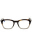 055 - coloured havana/clear/blue-light block lens