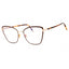 048 - shiny dark brown/clear/Blue-light block lens