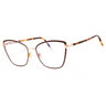 048 - shiny dark brown/clear/Blue-light block lens