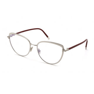 Tom Ford FT5741-B Eyeglasses Shiny Palladium / Clear Lens