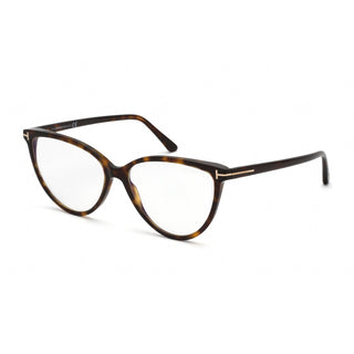 Tom Ford FT5743-B Eyeglasses Dark Havana / Clear Lens