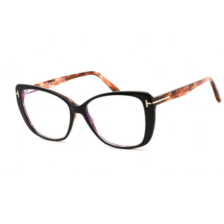 Tom Ford FT5744-B Eyeglasses Black/other / Clear Lens
