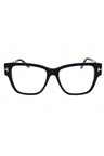 001 - shiny black/Clear/Blue-light block lens