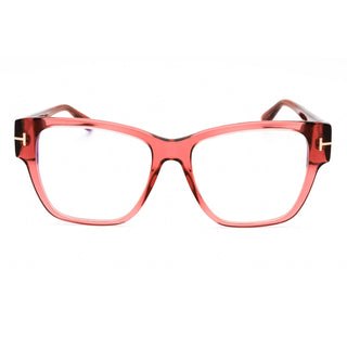 Tom Ford FT5745-B Eyeglasses shiny pink/Clear/Blue-light block lens