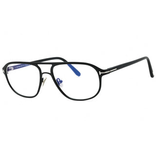 Tom Ford FT5751-B Eyeglasses Matte black/Clear/Blue-light block lens