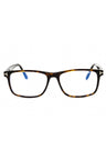 052 - Dark Havana/Clear/blue-light block lens