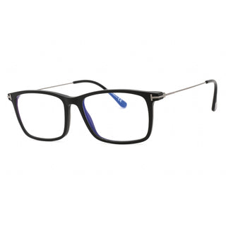 Tom Ford FT5758-B Eyeglasses Matte black/Clear/Blue-light block lens