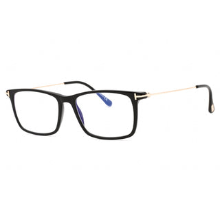 Tom Ford FT5758-B Eyeglasses shiny black/Clear/Blue-light block lens