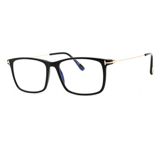 Tom Ford FT5758-B Eyeglasses shiny black/Clear/Blue-light block lens