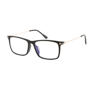 Tom Ford FT5758-F-B Eyeglasses Shiny Black / Clear Lens