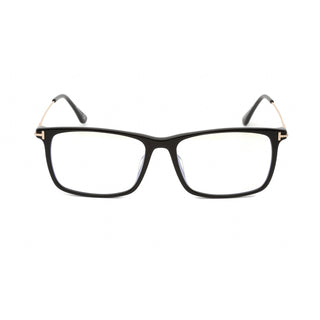 Tom Ford FT5758-F-B Eyeglasses Shiny Black / Clear Lens