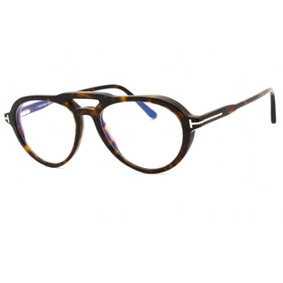 Tom Ford FT5760-B Eyeglasses Dark Havana / Clear Lens