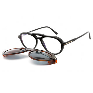 Tom Ford FT5760-B Eyeglasses Shiny Black / Clear Lens