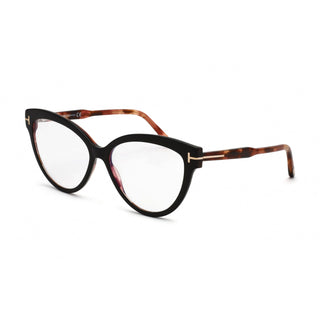 Tom Ford FT5763-B Eyeglasses Black/other / Clear Lens